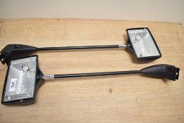 A pair of Slimline halogen display lights