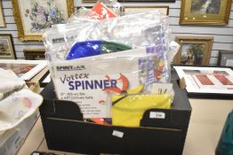 A quantity of Spirit of Ait vortex spinners/decorative wind socks, various, mostly packaged as new