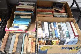 Four boxes of books including titles 'The Indian Mutiny' Saul David and 'Storm of Steel' Ernst