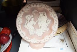 A Romeo & Juliet collector's plate of two lovers, w21cm, sold together with 3 Seltmann Weiden plates