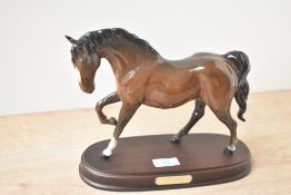A Beswick Pottery 'Spirit of Freedom' model number 2689 designed by Graham Tongue in brown gloss