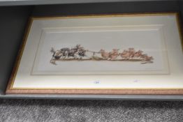 After Edward Mooney (British 20th/21st century) limited edition colour print 'The Big Pull'