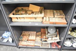 A vintage Adana letterpress printing press machine , sold with printing type,(various fonts and typ