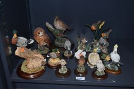 An assortment of Country Artists and similar animal studies to include 'Couart' model number 95114