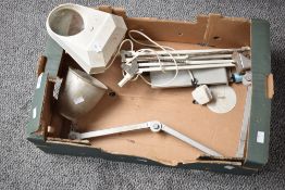 Two vintage angle pose lamps, AF.