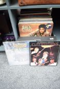 A mixed lot of approximately one hundred and forty vinyl albums.