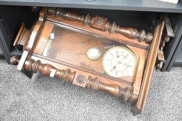 A Vienna style wall clock, of typical design AF