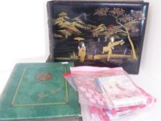 POSTCARDS - GB & WORLD COLLECTIONS IN 2 ALBUMS + LOOSE Few hundred cards with a couple of albums,