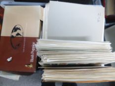 WORLDWIDE - LARGE WORLD WIDE COLLECTION ON LEAVES + SHOEBOX OF GB & WORLD In the region of 10