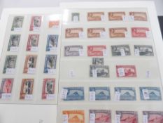 GIBRALTAR GVI 1938 ONWARDS DEFINITIVES BY PERF VARIATIONS IN SHEETS Page and a half items from the