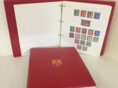GREAT BRITAIN GV-QEII MINT COLLECTION IN 2 ONE COUNTRY ALBUMS Pair of SG one country albums with