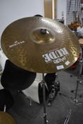 A Paiste Rude Cymbal, wild crash 19inch, with stand