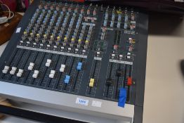 An Allen & Heath PA12-CP powered mixer