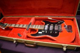 Hofner Galaxie produced in the early 1960s It has several scratches and marks due to its age of