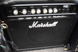 A Marshall MB B15 practice amplifier