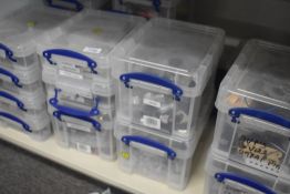 A large selection of guitar parts and spares, tools etc , in approx 20 1.5 and 3ltr 'really