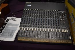 A Mackie 16 Channel professional compact mixer 1604-VLZ Pro