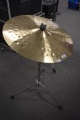 A Paiste Cymbal, Full ride 20 inch, with stand