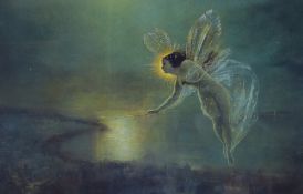 After John Atkinson Grimshaw (British 1836 - 1893) Lithograph 'Spirit of the Night', depicting