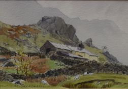 *Local Interest* Jim Ingham Riley (British B.1928) watercolour 'Great Gable from Scafell' an