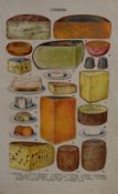 A group of eleven coloured chromolithographic prints, taken from Mrs Beetons All About Cookery