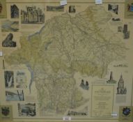 *Local Interest* After Alfred Wainwright (British 1907 - 1991) 'A Map of the County of