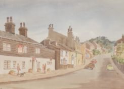 S. Chapman (British 20th century) watercolour 'Move Edge-Brighouse' signed lower left, entitled to