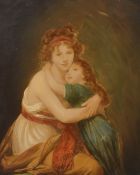 Artist unknown, after Louise-Elisabeth Vigee-Le Brun (French 1755-1842) oil on canvas 'Self portrait