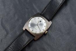 A vintage Tissot Seastar Seven wristwatch, the silver dial having baton numerals in a rectangular