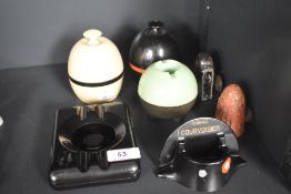 Two 20th-century Dorset Light Industries Flamingo Battery Operated Bakelite Flint-less Table