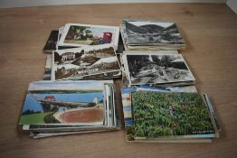 POSTCARDS GB & WORLD INCLUDING MEXICO, USA, LARGELY TOPOGRAPHICAL Approxiately 70 postcards,
