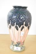 A late 20th-century Moorcroft pottery 'Cluny Trees' vase, designed by Sally Tuffin, inspired by