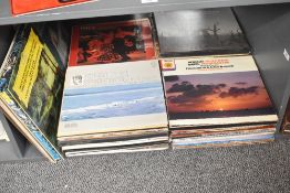 A quantity of mid-to-late 20th-century stereo vinyl records, many in the operatic, orchestral, and