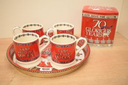 A selection of Emma Bridgewater pottery Queens Platinum Jubilee 'God Save The Queen' wares,