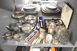 A Tiffany and Co silver soldered Cocktail Martini Shaker with sliding measure lid, clearly marked to