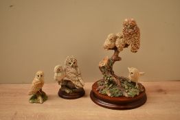 A Border Fine Arts animal group 'A Watchful Eye' model number SOC8 designed by Ray Ayres sold