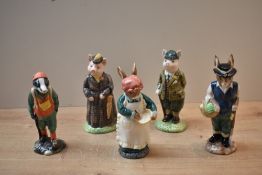A group of five limited edition Sinclair's exclusive Beswick Pottery Old English Country Folk