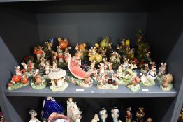 A selection of thirty seven Border Fine Arts Merrie Mice Fruit Fun, Funguys and Happy Families