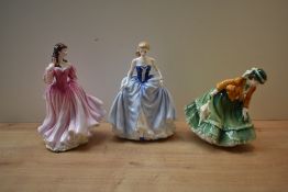 A group of three Royal Doulton bone china figurines comprising Collector's Guild exclsuive '