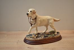 A Border Fine Arts dog study 'Labrador (Yellow)' model number B0243A, designed by Margaret Turner,