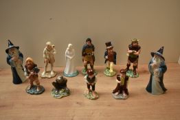 A group of eleven Royal Doulton bone china Lord of the Rings Middle Earth characters comprising '