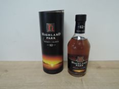 Highland Park 12 Year Old Orkney Islands Single Malt Scotch Whisky, 40% vol, 700ml, 1990's, in