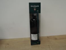 W & J Graham's Crusted Port, bottled 2003, 20% vol, 75cl, in plastic display box, 1 bottle