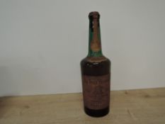 Un Trou Normand Apple Jack Brandy, 72 Proof, Produce of France, no capacity to label, bottle size