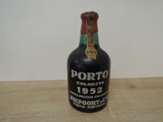 Niepoort Porto Colheita 1952, wax seal intact, export label present but broken, rear paper label