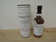 The Balvenie Single Barrel Malt Scotch Whisky, In Cask 25.4.78, Bottling Date 30.4.99, Cask No 4730,