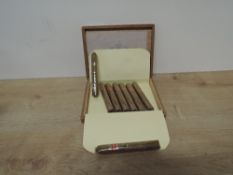 Criterion Cigars in wooden folding box, length 11cm, (8)