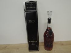 Camus XO Cognac Extra Old, in glass decanter with stopper, original card box, 70cl, no strength