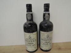 Hoopers 1985 Vintage Port, 21% vol, 75cl, two bottles