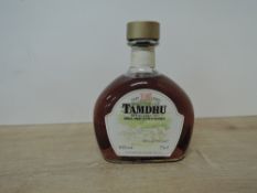 Tamdhu 15 Year Old Single Malt Scotch Whisky, 43% vol, 1 Litre, Matured in oak casks, Dumpy Decanter